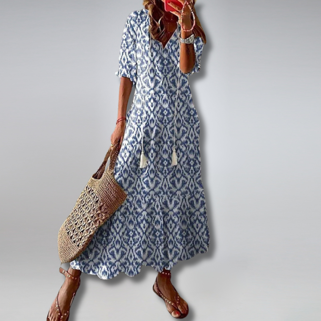Nancy - Boho Tummy Coverage Dress