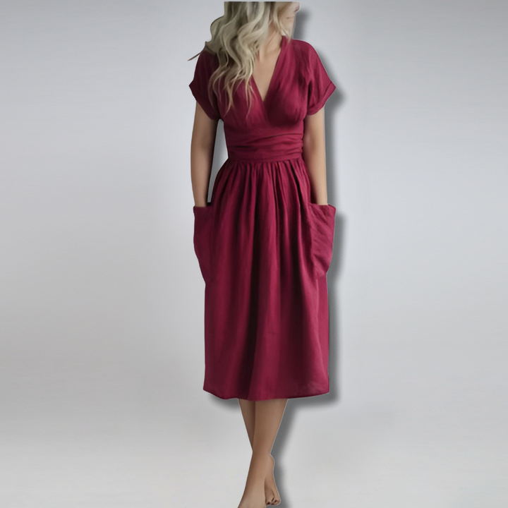 Rosalie Linen Casual Dress
